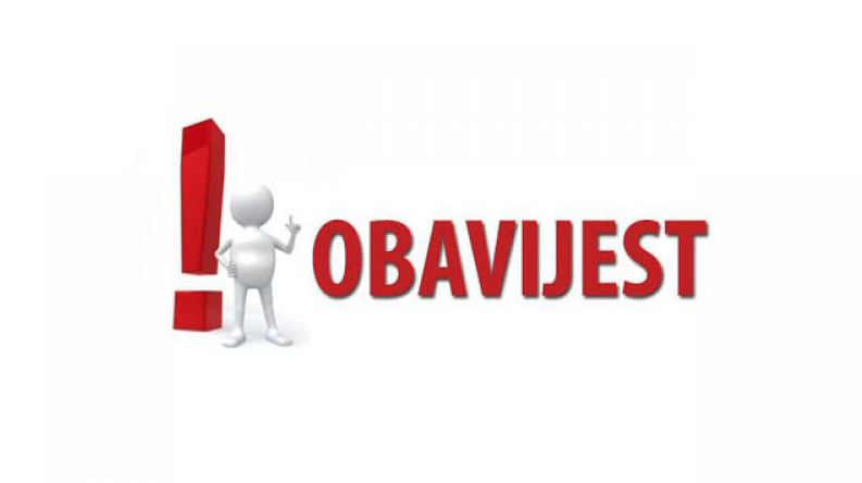 Obavijest – Javni poziv turizam 2020